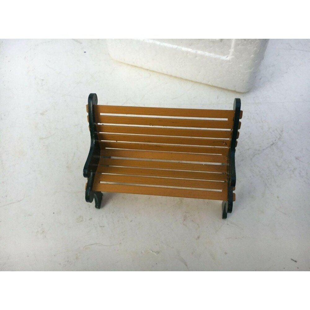 Dept 56 Wrought Iron Park Bench General Christmas Village Accessory - 1993 - Picture 3 of 7
